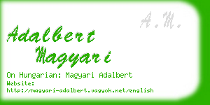 adalbert magyari business card